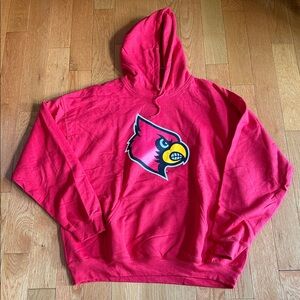 Red Hoodie with Cardinal Logo